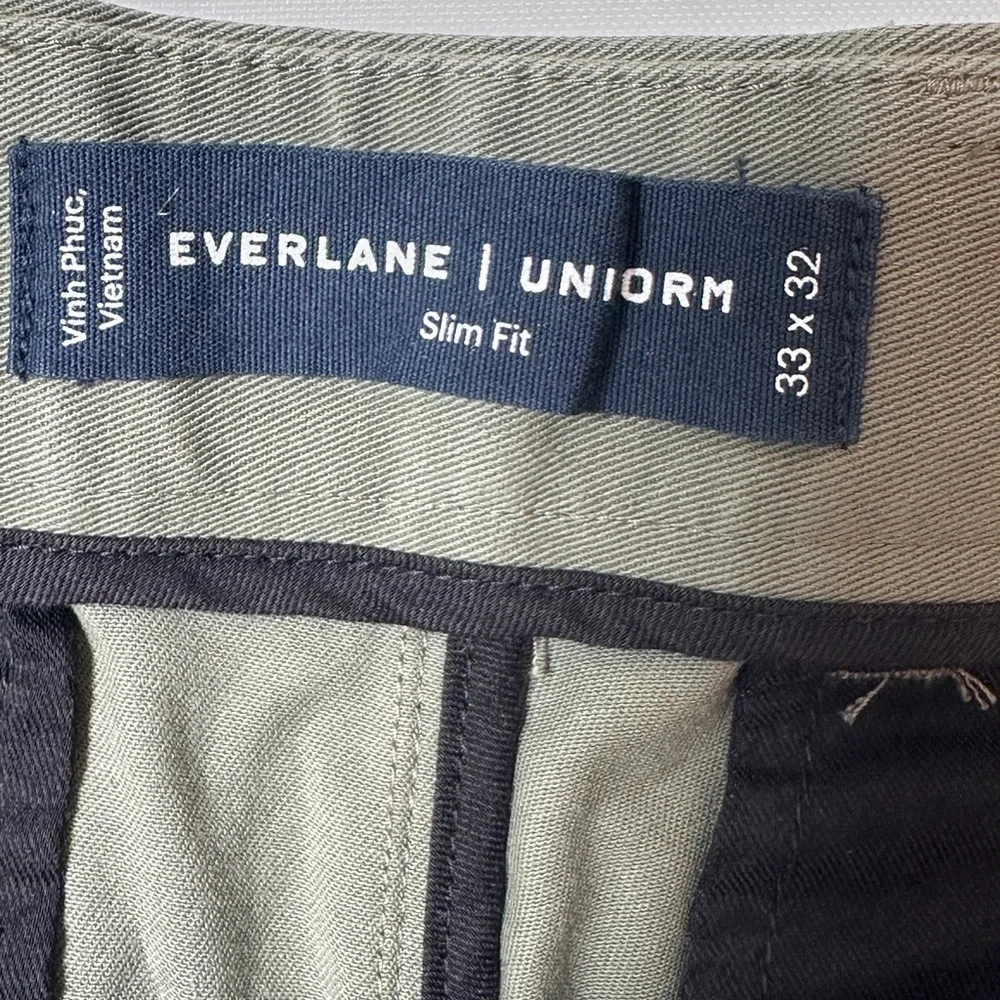 Everlane Green Chinos Slim Fit Tailored
